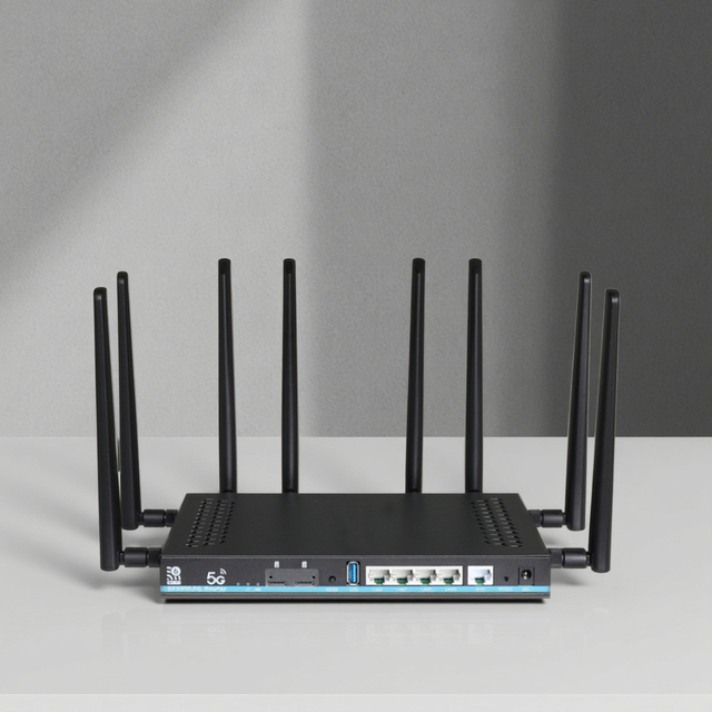 Industrial Grade CE Certified OpenWRT 5G LTE WiFi6 CPE Router with SIM Slot Dual Band AX3000 OpenWRT Wireless Router 4G 5G
