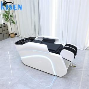 Kisen Simple Shampoo Massage <b>Bed</b> Head Spa Machine Customized Salon Table Automatic Electric Hair Wash <b>Bed</b> - Product Image 3