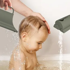 Pacote personalizado miúdo lavagem cabelo banho flusher proteção olho bebê banho enxaguar copo