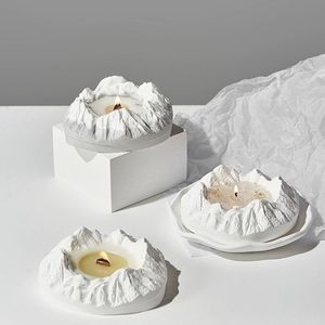 Candele Profumate Personalizzabili all'Ingrosso a Base Vegetale, Modellate a Mano a Forma <span class=keywords><strong>di</strong></span> Montagna Innevata per Uso Domestico e Interno - Product Image 2