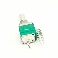 Potentiomètre rotatif vertical à montage sur circuit imprimé 9mm 10k 100k linéaire Ohm à film de carbone