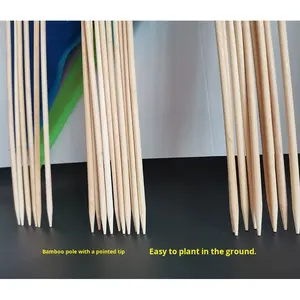 Деревянный вертикальный флагшток для разметки стройплощадки, треугольный, цветной, для разметки газонов и территорий, для свадебных торжеств - Product Image 4