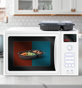 <span class=keywords><strong>2025</strong></span> New Arrival nhựa Takeaway 2 ngăn bữa ăn Prep <span class=keywords><strong>container</strong></span> với rò rỉ bằng chứng thiết kế cho khỏe mạnh chế độ ăn uống ăn trưa thực phẩm - Product Image 2