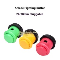 King Fighters 24/28mm prise directe arcade combat bouton poussoir Machine petite Console de jeu avec matière plastique Durable