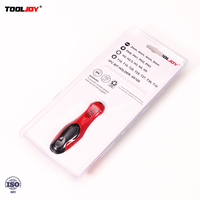 TOOLJOY Jeu de tournevis à embouts Phillips 21 pièces, support magnétique, embouts en acier S2, qualité industrielle, finition nickel, poignée ergonomique pour