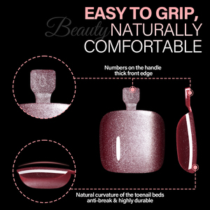 150 <span class=keywords><strong>Uñas</strong></span> Postizas para Mujer, <span class=keywords><strong>Uñas</strong></span> Acrílicas Cortas para los Pies, <span class=keywords><strong>Uñas</strong></span> Postizas de Cobertura Completa, <span class=keywords><strong>Uñas</strong></span> Naturales Brillantes con Efecto Ojo de Gato - Product Image 3