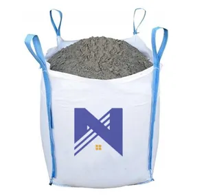 1 Ton Jumbo FIBC Big Bulk Bag Top Cross Packing Fibc Bag Construction And Chemical Packaging Bags Containers