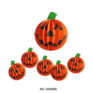 EASTTERN PARTY Lanterne di Carta Cilindriche Pieghevoli Fatte a Mano per <span class=keywords><strong>Halloween</strong></span>, 10 CM, per Decorazioni Domestiche e per Feste - Product Image 6