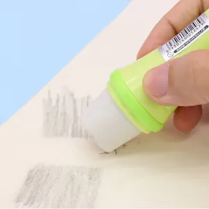 Nhà Máy Bán Buôn Kawaii Hình Dạng Đèn Pin Nhựa Bút Chì Mài Với Tẩy Cho Trẻ Em Sinh Viên Nghiên Cứu Nguồn Cung Cấp - Product Image 3