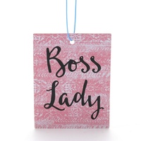 Diffuseur de parfum pour voiture en papier suspendu avec logo personnalisé, écologique, pour la décoration intérieure de véhicule de luxe