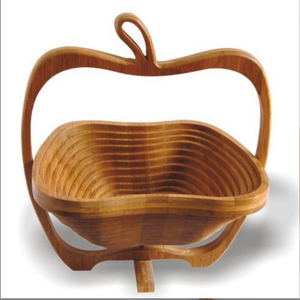 Panier de fruits <span class=keywords><strong>en</strong></span> <span class=keywords><strong>bambou</strong></span> naturel, <span class=keywords><strong>corbeille</strong></span> déformable et pliable - Product Image 6