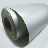 Wasserfeste Matte Silber-Etiketten 40x60mm Thermische Barcode-Aufkleber Anpassbare Größe Thermische PET-Etikettenrollen