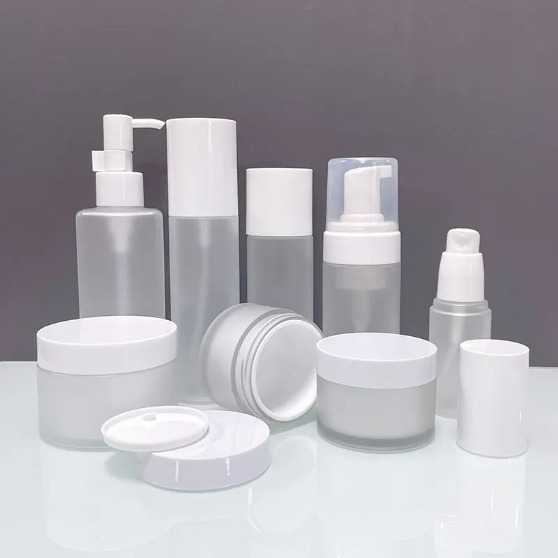 Cosmetic Beauty Product Containers Bottle And Tube Toner Cream Container Facial Lotion Skin Care Packaging Set