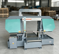Scie à ruban métallique GB4230 économique, machine de sciage hydraulique pour pièces métalliques industrielles
