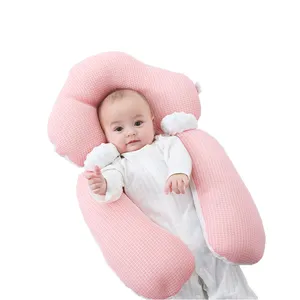 Honeycomb Respirável Recém-nascido Cabeça Proteção Nuvem Forma Removível Ajustável Anti-Startle Baby Head Almofada Baby Pillow