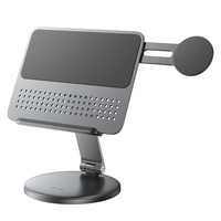 Support de tablette en aluminium FEIXIANG, base pivotante à 360 degrés, support de bureau pliable en métal avec support magnétique pour téléphone, bureau 2026