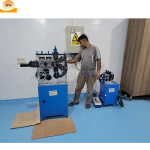 Máy Sản Xuất Lò Xo Dây Nệm Zigzag Máy Làm Lò Xo Bịt Kín 2 Trục Máy Cuộn Lò Xo Đôi - Product Image 4