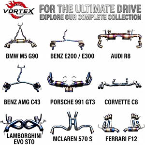 Vortex Global-Shop Preferred Precision Stainless Steel Side-Exit System For Mercedes-Benz AMG G63 W464 - Product Image 6