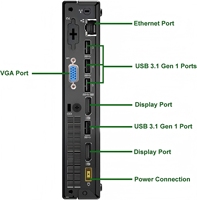 Mini-ordinateur de bureau ThinkCentre M910q Barebone 7e génération, propre, sans rayures, grade A, testé et fonctionnel