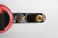 Cuisinière commerciale à gaz GPL 6 brûleurs avec four combiné et rôtissoire, en acier inoxydable, pour extérieur, machine à cuire la viande