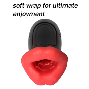 핫 세일 파이어 립스 에어플레인 컵 남성용 APP 자위기구 자극 방수 USB 전원 자위기구 진동기 - Product Image 5