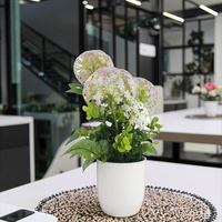 Tizen Factory – Branches de fleurs d'hortensia artificielles réalistes de haute qualité, faites à la main, imperméables, plantes artificielles modernes