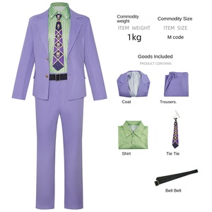 Maravilloso Disfraz de Cosplay de <span class=keywords><strong>Kira</strong></span> <span class=keywords><strong>Yoshikage</strong></span> de Aventura, Conjunto Completo de Disfraz de Anime para Halloween - Product Image 6