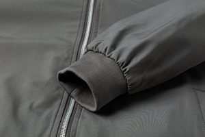 Blouson Bomber Coupe-Vent Homme Automne à Manches Longues, Col Montant Décontracté, Personnalisable avec Logo, Teint Uni pour le Printemps - Product Image 4