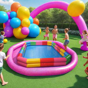PVC thermoscellé de <span class=keywords><strong>piscine</strong></span> d'eau <span class=keywords><strong>gonflable</strong></span> de vente directe d'usine pour le jeu d'été ou le jeu interactif pour des adultes - Product Image 2