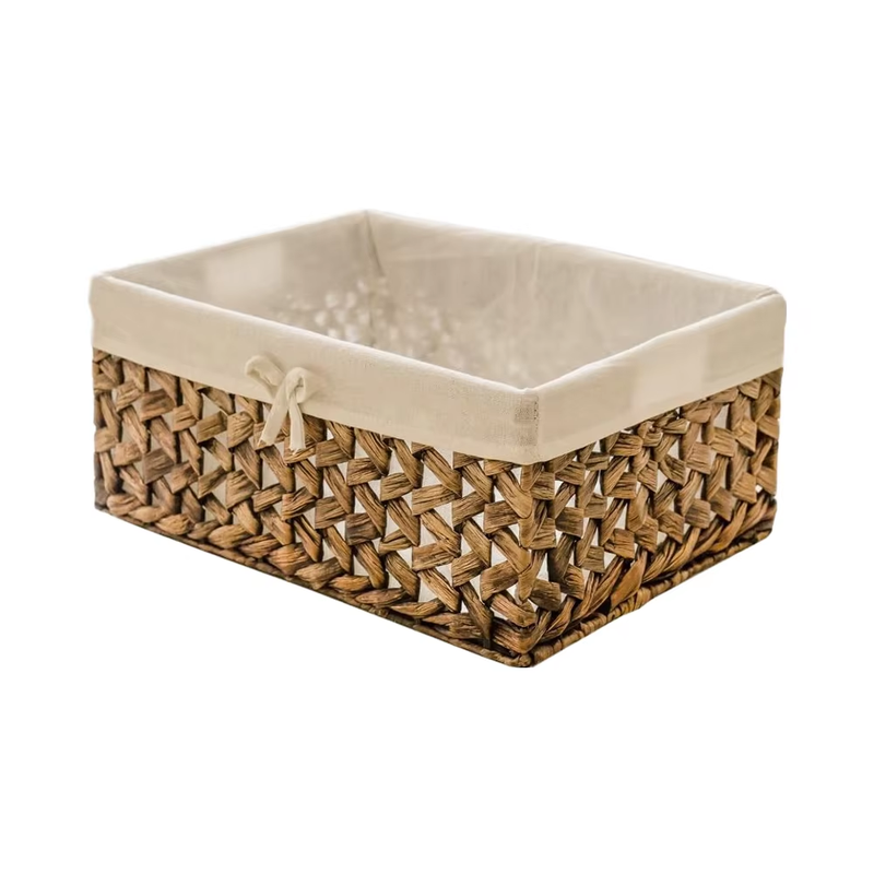 Large Rectangular Woven Seagrass Storage Bin