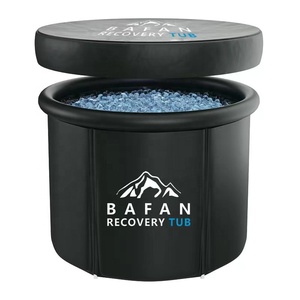 BAFAN Custom <span class=keywords><strong>XL</strong></span> 90*80 MAX <span class=keywords><strong>Bañera</strong></span> de hielo inflable de PVC portátil Excelente accesorio para la función de inmersión en frío - Product Image 1