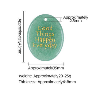 Oferta Especial: Piedras Curativas de Cuarzo Rosa Natural con Orificio, Runa de Horus, Runa de Bruja, Ojo de Tigre, Símbolos Rúnicos Inspiradores para Regalos DIY - Product Image 2