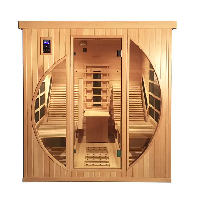 Sauna infravermelha luxuosa para 2 pessoas, sauna infravermelha para sauna interna, sauna de yoga e cicuta canadense, ideal para dormir