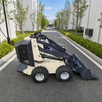 Chargeuse compacte diesel 500 kg pour petit chantier de construction, remblayage de fossés, largeur étroite 982 mm, S370 EPA Euro5