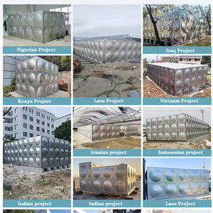 Réservoir d'eau de 1000L à 100000 litres en acier inoxydable 304 pour usage domestique et production – Réservoir d'eau froide potable - Product Image 2