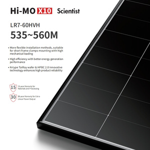 Pannelli Solari Monocristallini di Tipo N Longi Hi-Mo X10 <span class=keywords><strong>Scientist</strong></span> LR7-60HVH da 535W 550W con Vetro Temperato Rivestito per Uso Domestico e Commerciale - Product Image 1