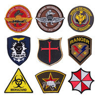 Patch brodé personnalisé, brassard de jeu, patch thermocollant SEALs Resident Evil pour chapeau, vêtements, sac