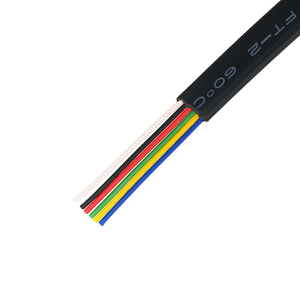 Cable RJ12 Negro de 24 AWG, 6 Núcleos, Plano, 6P6C, Cable de Cobre Puro, 150M/Rollo - Product Image 6