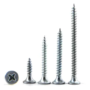 Manufacturer Customized Phosphate Drywall Nails High Strength Self-Tapping Cross Recessed Countersunk Head