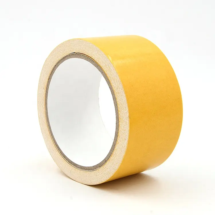 Export high quality free samples strong adhesive double sided cloth carpet edge seaming mounting binding repairing tape 2inch