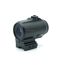 Hunting Accessories Prism Scope Howie 3X Flip Side Mount Magnify Red Dot Sight Aluminum Alloy Multi-Layer Lens Coating for 20mm