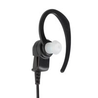 PMLN6125 1 Kabel Earpiece Hitam Hanya untuk Penerima dengan Gantungan Telinga untuk Headset Radio Dua Arah Seri MTP6550 MTP6650 MTP850 XPR7000