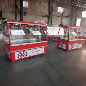 Thịt mát hiển thị với thịt bò Treo Máy làm lạnh & thủy tinh thịt treo tủ lạnh, lý tưởng cho siêu thị thịt hiển thị - Product Image 2