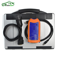 Lecteur de code C2 Laptop JD EDL V2, interface de service de liaison de données électronique pour outil de diagnostic de camions et de tracteurs