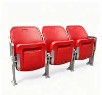 Sièges d'arène pliants fixes en plastique, sièges de stade de football, gradins de stade, sièges en polypropylène