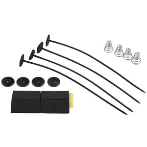 Universal Electric Cooling Radiator Fan Accessory Kit CF004 Y Black For Retrofit Upgrade With Plastic Stainless Steel <b>Foam</b> <b>Pads</b> - Product Image 2