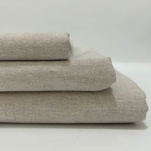 Organisches 100% Leinen Gewebtes Garn-gefärbtes Einfarbiges Schweres 370 GSM 135 CM Breites HDPE-laminiertes Polsterstoff für Vorhänge und Sofas - Product Image 5