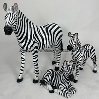 Fournitures pour fêtes sur le thème du cirque, sculptures d'animaux de la jungle en résine grandeur nature personnalisées, accessoires à vendre