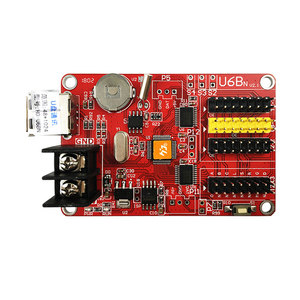 Huidu HD-U6A HD-U6BN HD-U62 HD-U63 U-דיסק יחיד צבע <span class=keywords><strong>LED</strong></span> כרטיס עבודה עבור צבע אחד ושני צבעים <span class=keywords><strong>LED</strong></span> תצוגת מודולים - Product Image 1