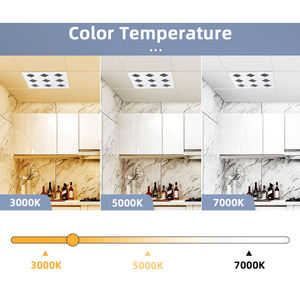 Panel de Luz LED de 40W, 5000K Luz Diurna, IP20, Cuerpo de Aluminio, Diseño Moderno para Iluminación de Oficinas y Edificios - Product Image 3